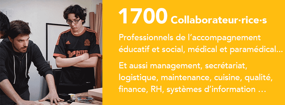 L'Arseaa et ses métiers : 1700 collaborateur·rice·s